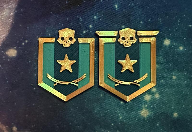 Helldivers 2 Commander and Galactic Commander \Badges