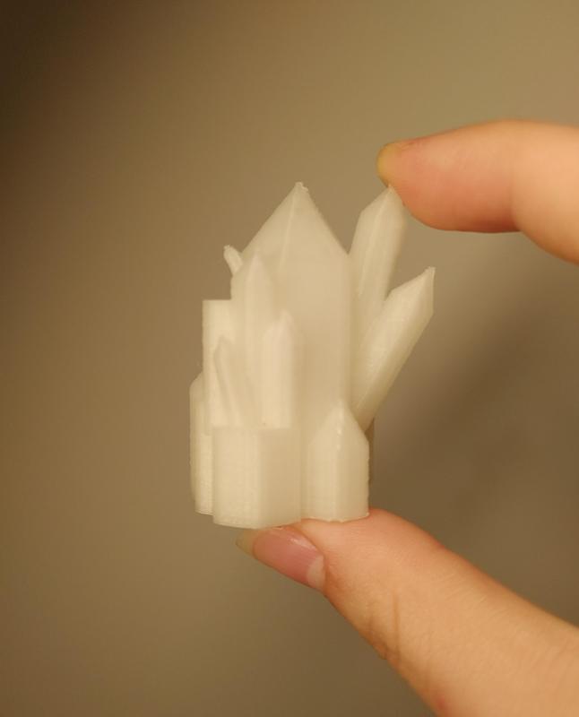 Pointy Hexagonal Crystal with 4 Stand Types