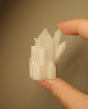 Pointy Hexagonal Crystal with 4 Stand Types