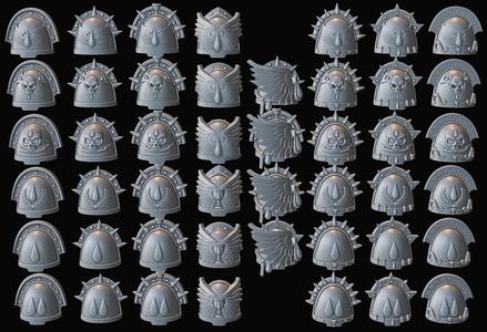 Blood Seraphs Veteran Shoulderpads Set