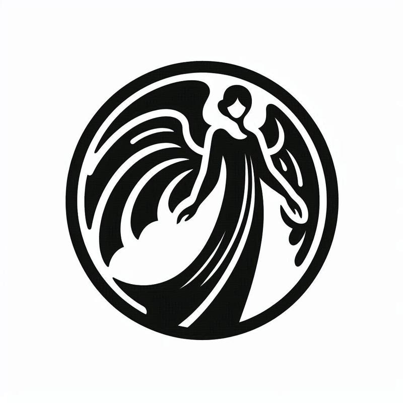 Medallion / pendant: Angel 3 (three colours)