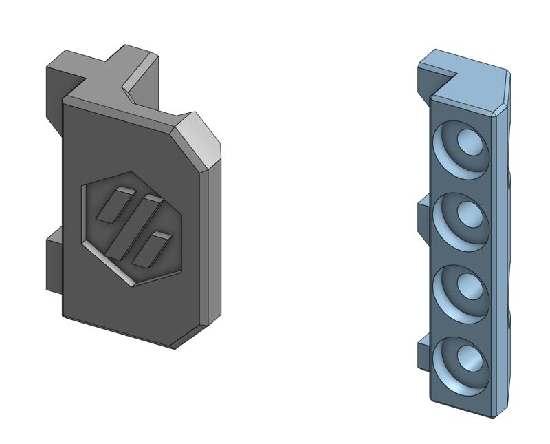 Voron ClickyClacky Fridge Door Magnetic Door Latch and Handle