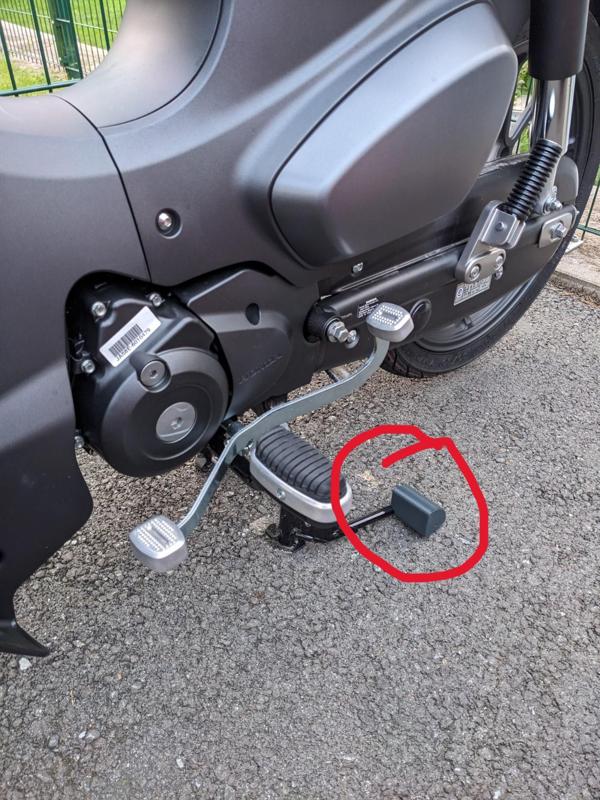 nicer footstand thing for Honda super Cub Motorcycle