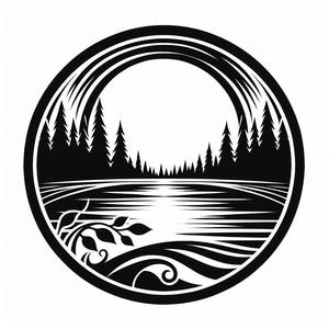 Wall art: Sunrise (four colours)