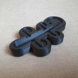 3.8 inch curly lizard soft plastic lure mold