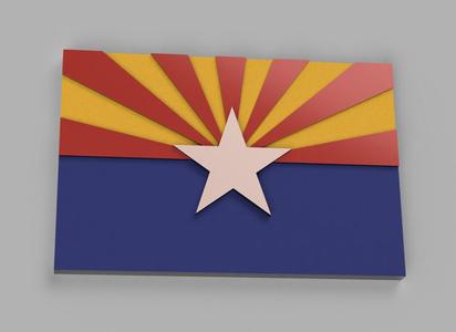 Arizona State Flag - Parametric