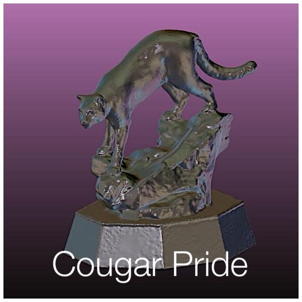 Cougar Pride statue