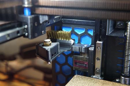 Voron 0 nozzle-bed-endstop with brush