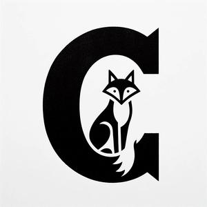 Fox alphabet: Letter C (version 4)