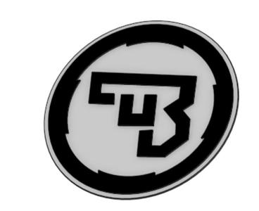 CZ guns Uhersky Brod logo, keychain, 2 color NO AMS