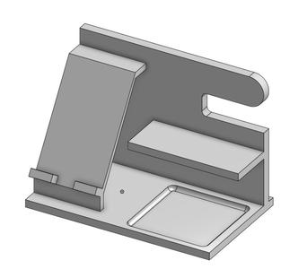 3D-Printable Desk Organizer Stand, a sleek and practical solution for your workspace.