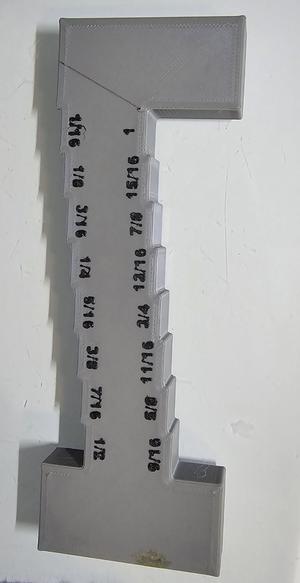 Table saw height gauge