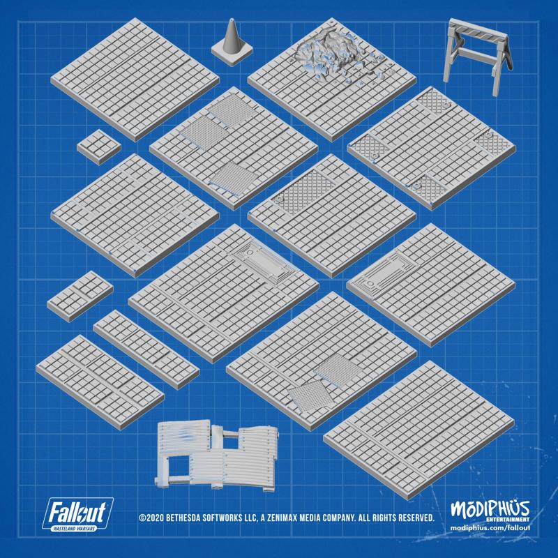 Vault Flooring Pack - Fallout: Wasteland Warfare