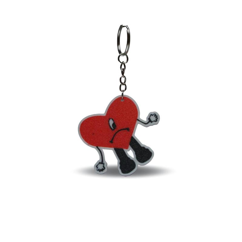 Bad Bunny 'Un Verano Sin Ti' Heart Keychain