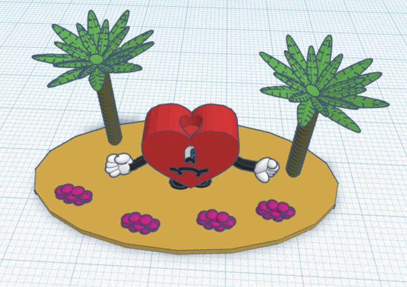 Bad Bunny Corazon Beach with Hollow