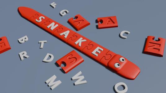 Letter snake