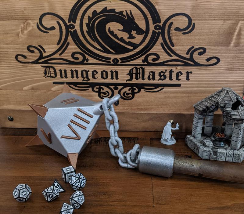 The Dice Damage Weapon D8 Flail