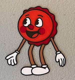 Multicolor Cappy Magnet