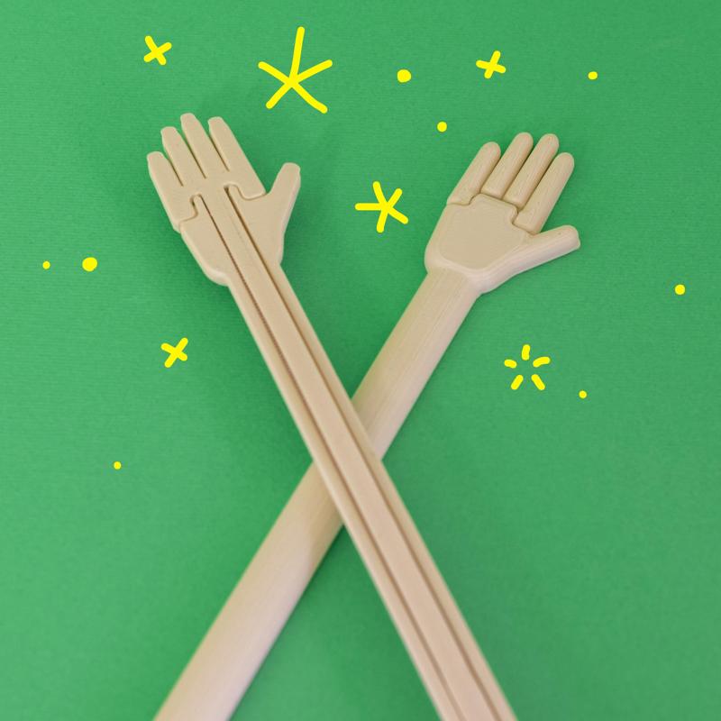 Scritcher // Print in Place Tiny Hands!