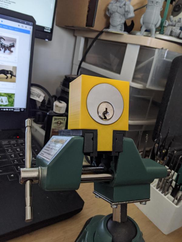 Practice lock holder