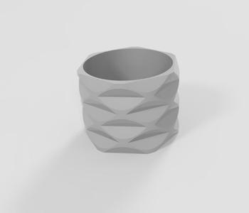 Vase pen holder round