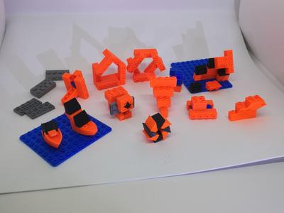 OKTEN: 3D printed parametric and compatible construction system