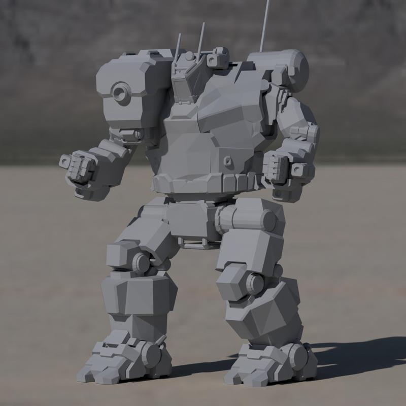 HBK-4G Hunchback for Battletech
