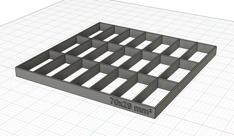Dessert cutting template