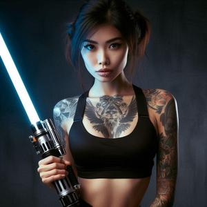 starwars girl hueforge
