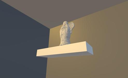 Voronoi Godess statue - From The Legend of Zelda: Breath of the Wild