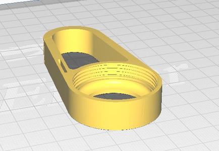 AirTag Carabiner  with Threaded Cap - TEXT REMOVED!