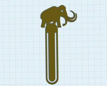 Mammoth Bookmark