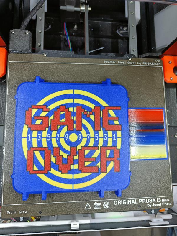 "Game Over" Ammo Box  Lid