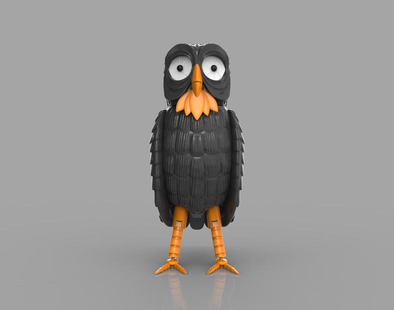 Owl haunted mansion 3D print model