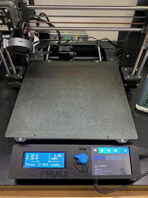 Prusa i3 mk3 Super Cover for 3.5 inch Adafruit TFT Touchscreen Octopi