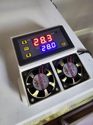 doble ventilador fluval flex 57 con termostato