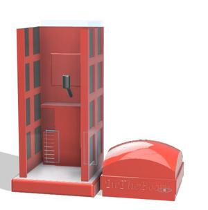 British Phone Booth, but a recording studio