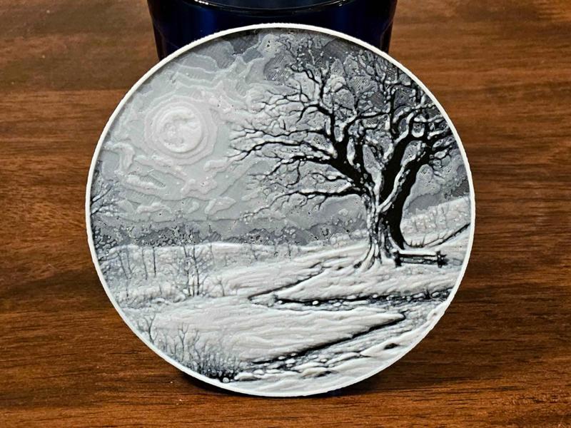Winter Tree Coaster