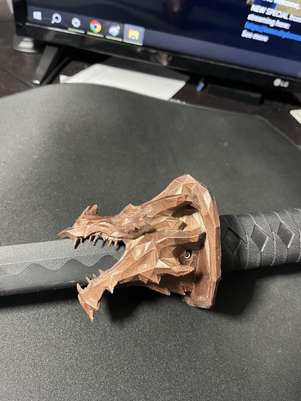 Bokken Dragon Head Guard