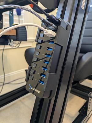 Updated Sabrent 10 Port USB Hub Mounts