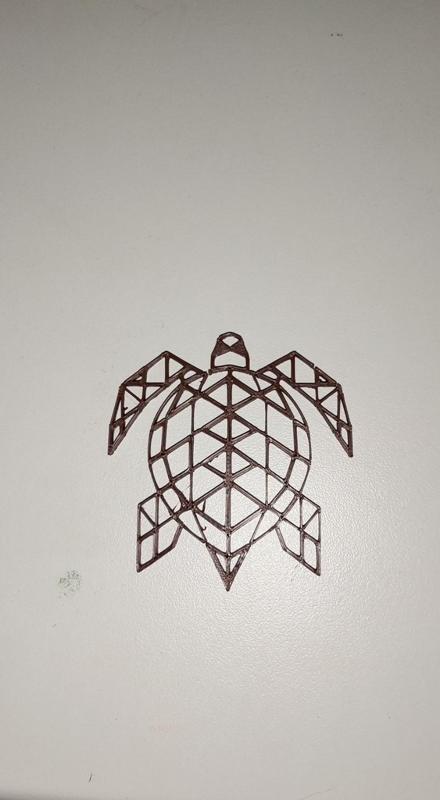 Wall art - 2D line art - Turtle