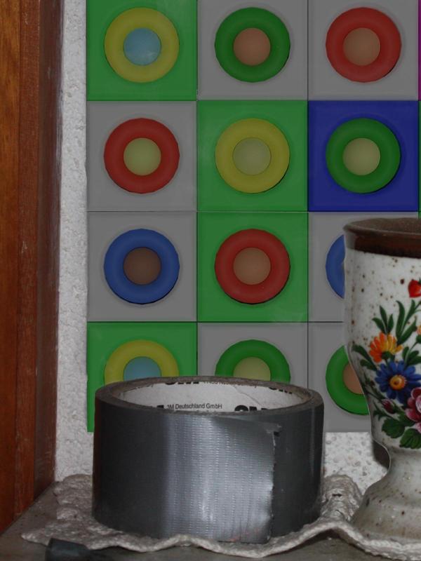 squared Colorfull gemoetric Wall Art