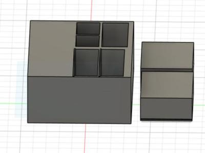 organizator with drawers