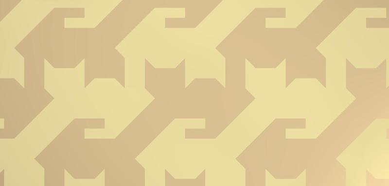 Tesseleted Cat Pattern