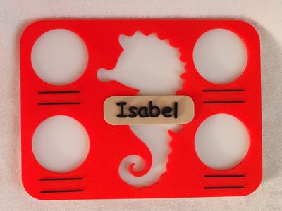 Wall picture for swimming badges