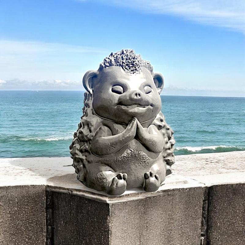 Hedgehog Meditating 