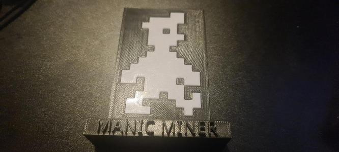 ZX Spectrum Manic Miner Desk Ornament Figure