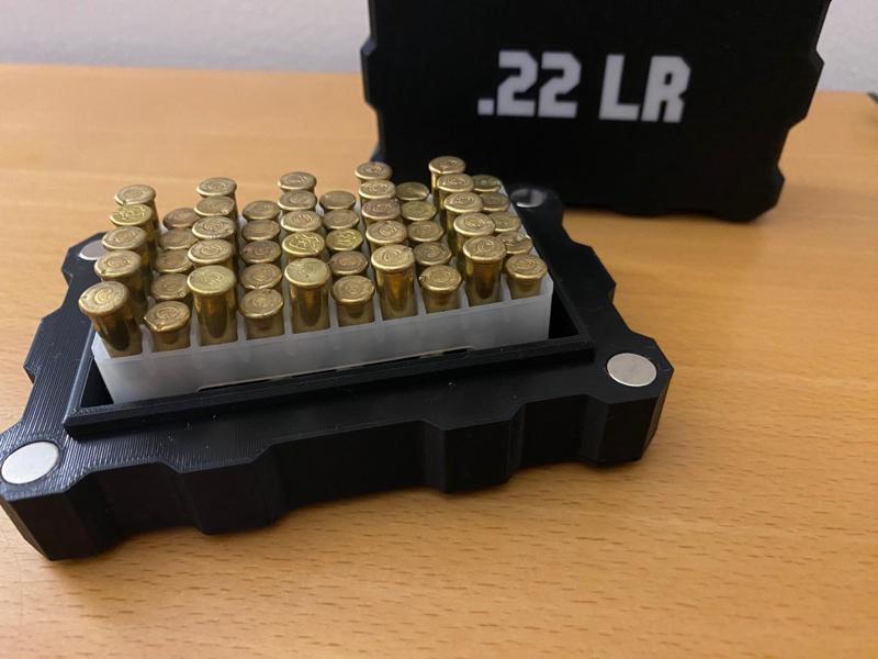 22LR Ammo Box for 50 Rounds