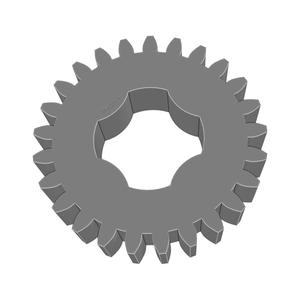 Gear Wheel PLN TTH25 BU00.50 SFT-SHD - SPN-GWH-0078