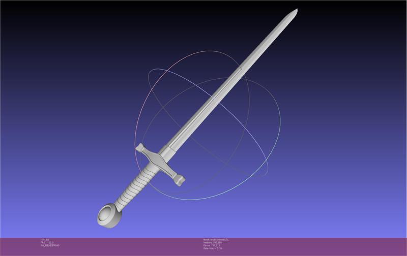 Murder Drones Tessa Sword Printable Assembly